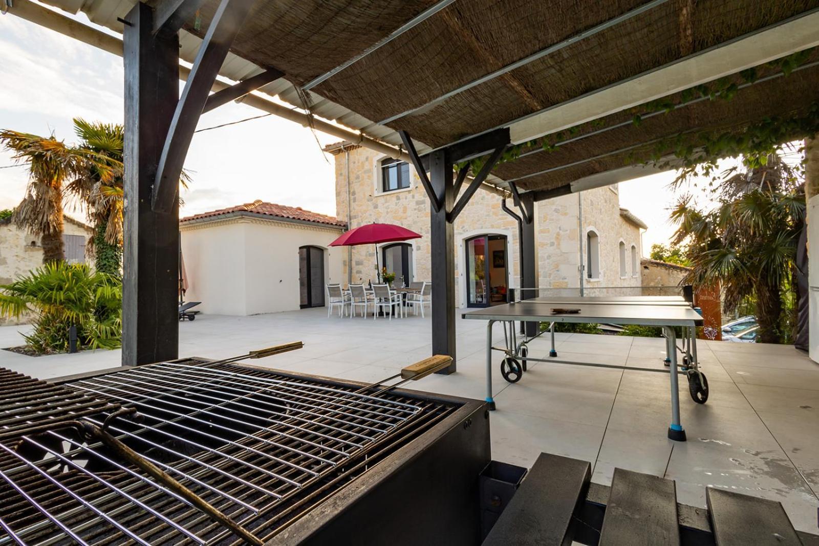 Villa Au Petit Bonheur Avec Clim - Hameau Au Calme - Piscine Chauffee - Petanque Moncrabeau Exterior photo
